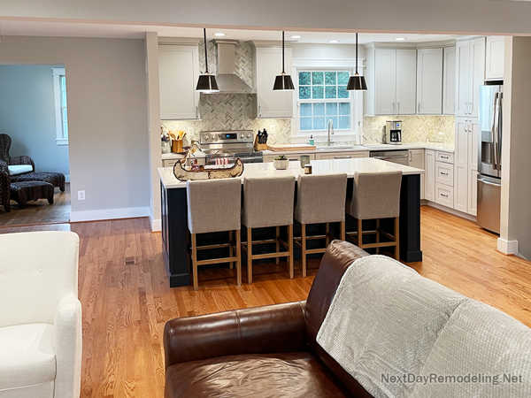 Finish basement kitchen in Fairfax VA