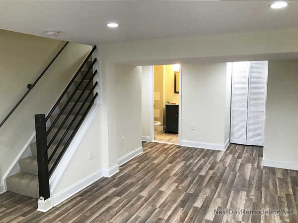 Basement remodeling in Alexandria VA