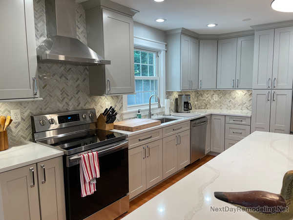 Basement kitchen remodeling in Alexandria VA